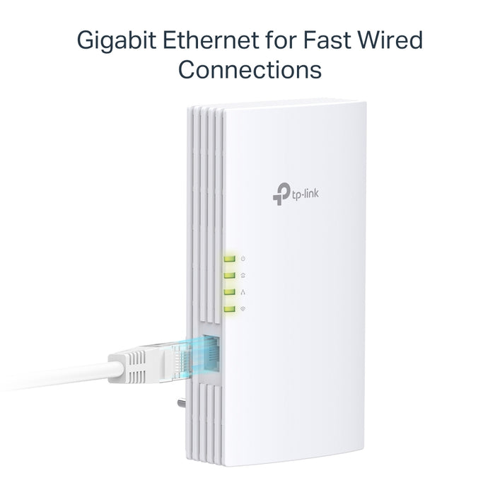 TP-Link TL-WPA7817 KIT AV1000 Powerline Adapter with AX1500 Wi-Fi 6 Extender - Twin Pack | TL-WPA7817 KIT