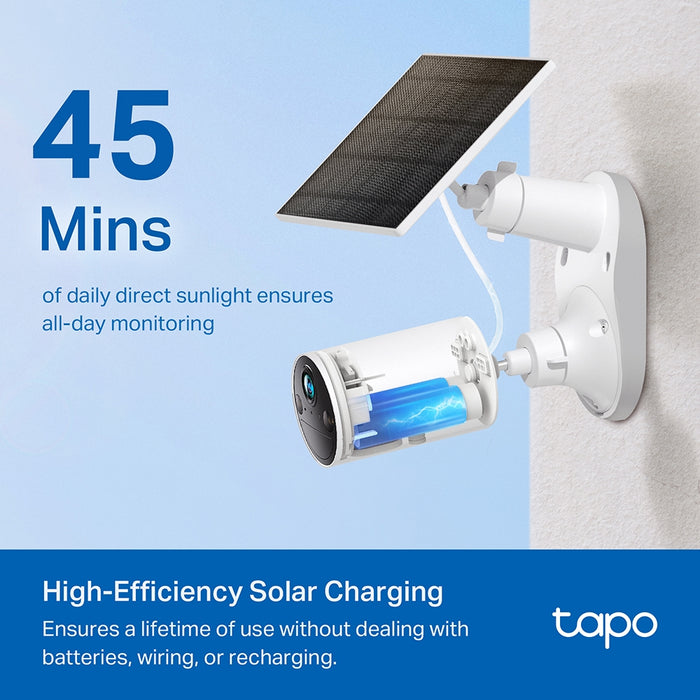 TP-Link Tapo A201 Solar Panel for Tapo Battery Security Cameras | TAPO A201