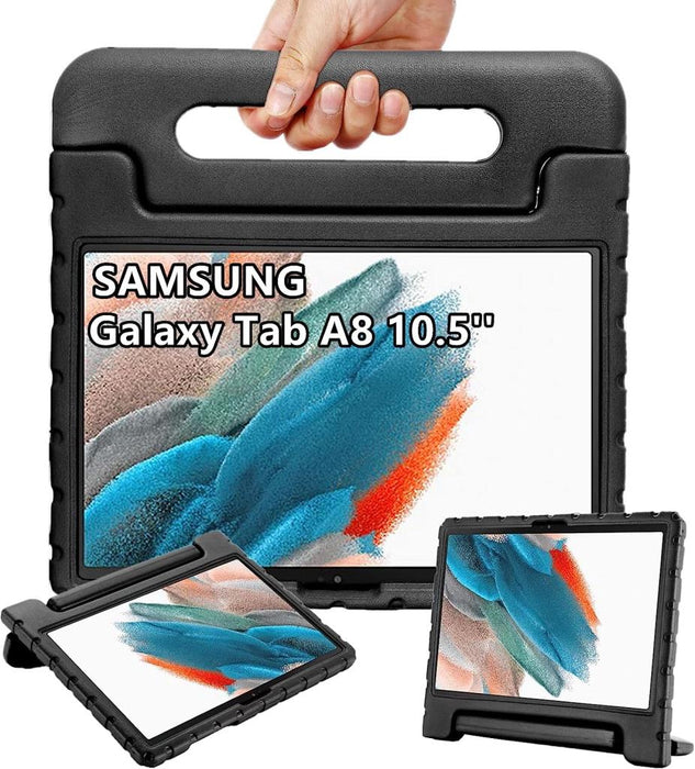 CaseGuru Case for Samsung Tablet A8 10.5 Kids With Handle - Black | 061516
