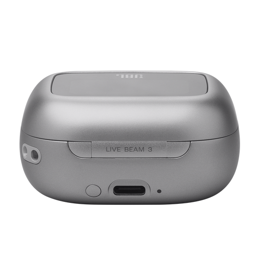 JBL Live Beam 3 True Wireless Noise-Cancelling Earbuds - Silver | JBLLIVEBEAM3SIL