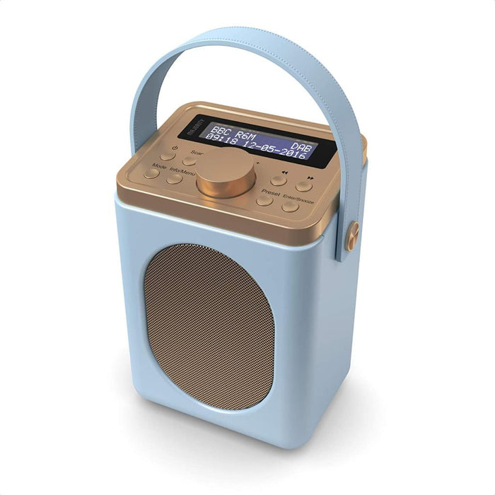 Majority Little Shelford Portable DAB FM Radio with Bluetooth - Duck Egg Blue || 070528