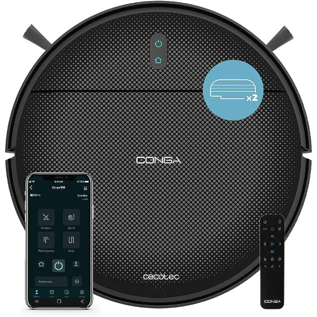 Cecotec Conga 999 Origin Robot Vacuum 080934 IRWINS MEGASTORE