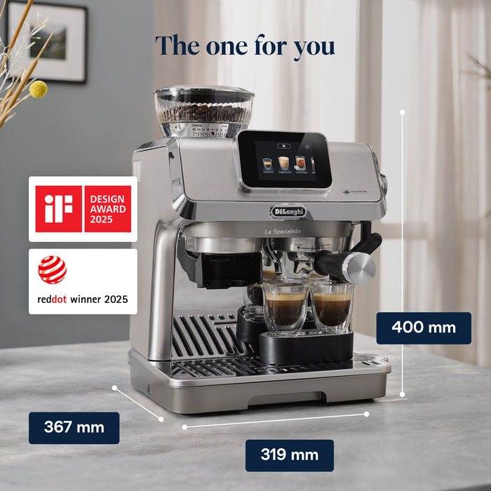 DeLonghi La Specialista Touch Coffee Maker - Grey | EC9455.M