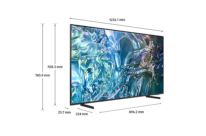 Samsung 55” Q60D QLED 4K HDR Smart TV (2024) | TTT QE55Q60DAUXXU