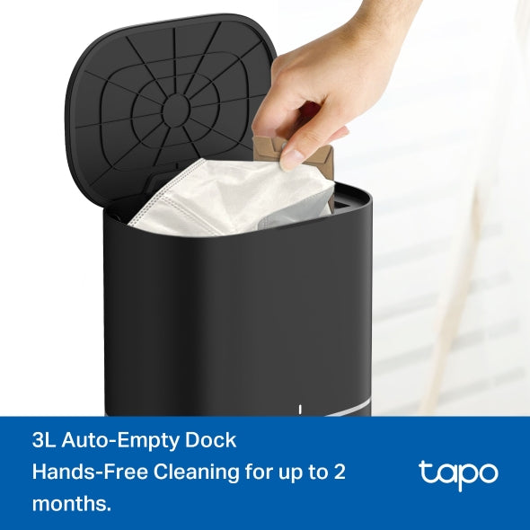 TP-Link Tapo RV30 MPlus Robot Vacuum Cleaner & Auto-Empty Dock || TAPORV30MAXPLUS