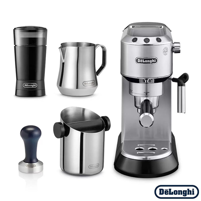 Delonghi Dedica Pump Coffee Machine Bundle Pack | ECKG6820.M