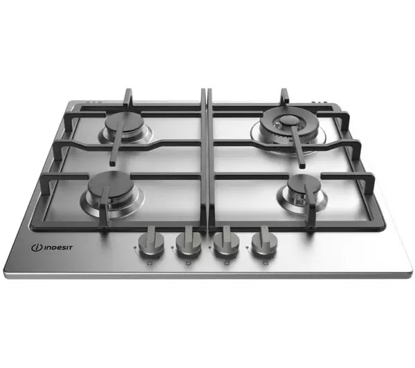 Indesit Aria  60cm Gas Hob 4 burners - Stainless Steel | THP 641 W/IX/I