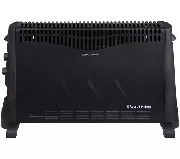 Russell Hobbs 2kW Convector Heater with Timer, 3 Heat Settings and Thermostat - Black | RHCVH4002B