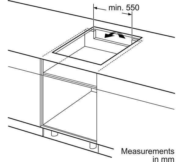 BOSCH Series 4 Induction Hob - Black | PIE631BB5E