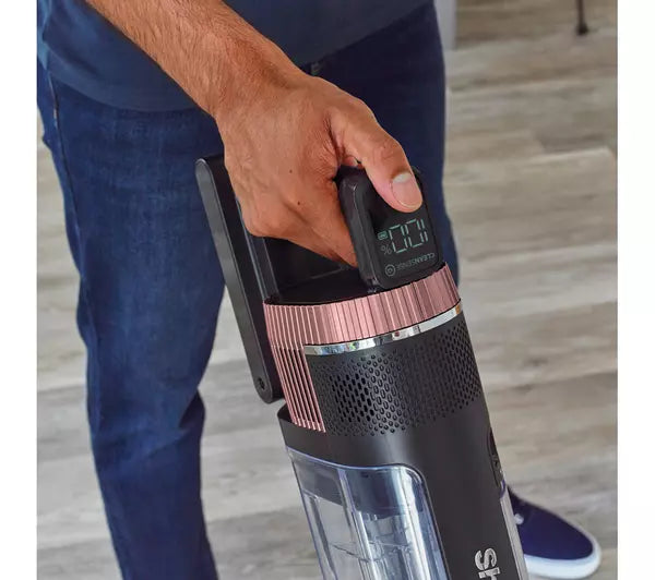 Shark Stratos Cordless Stick Vacuum Cleaner - Grey/Rose Gold || IZ400UK