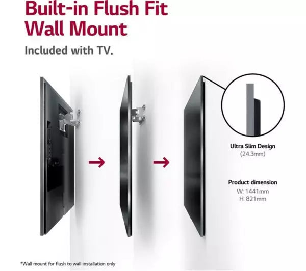 LG 55" Smart 4K Ultra HD HDR OLED TV with Google Assistant & Amazon Alexa | TTT OLED55G26LA