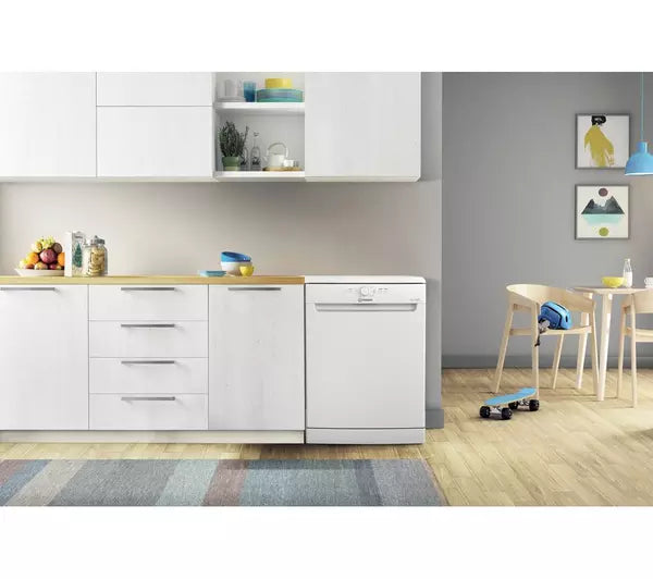 Indesit 14 Place Dishwasher Freestanding Dishwasher - White | D2FHK26UK