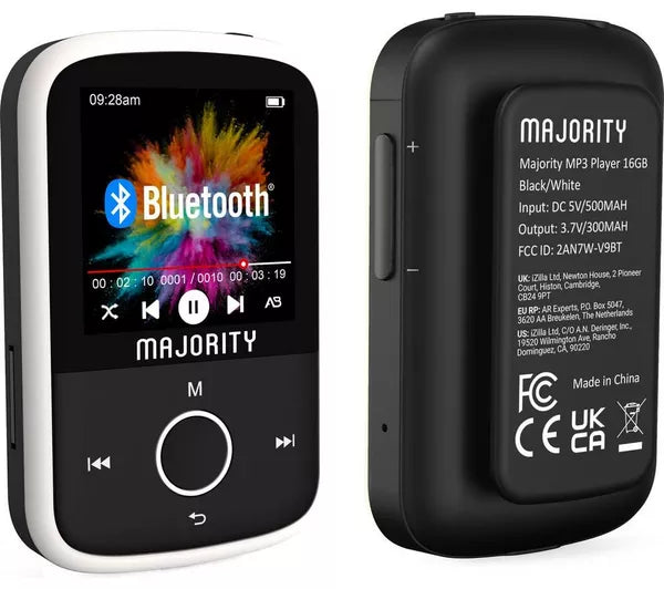 Majority MP3 Player 16GB Black/White | 1000002974