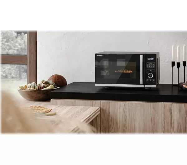 Sharp 25L 900W Solo Flat Bed Microwave | YC-QS254AU-B