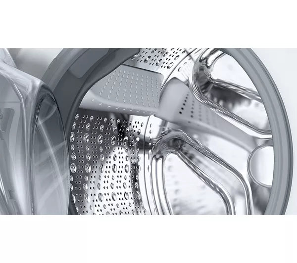 Bosch Series 2 Washing machine, front loader 8 kg 1400 rpm - White | WGE03408GB