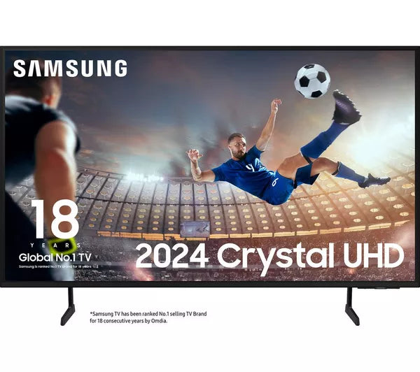 SAMSUNG 2024 65” DU7100 Crystal UHD 4K HDR Smart TV | UE65DU7100KXXU