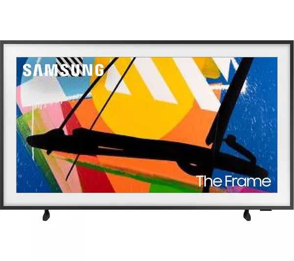 SAMSUNG The Frame LS03D 55 inch Art Mode QLED 4K HDR Smart TV with Wall Mount (2024) | QE55LS03DA