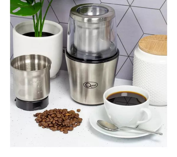 QUEST Electric Wet & Dry Grinder - Silver | 34170