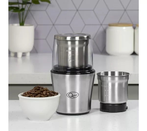 QUEST Electric Wet & Dry Grinder - Silver | 34170