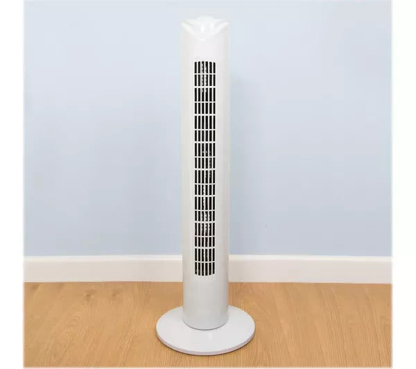 Benross 29" Portable Tower fan, 73cm - White | 43940