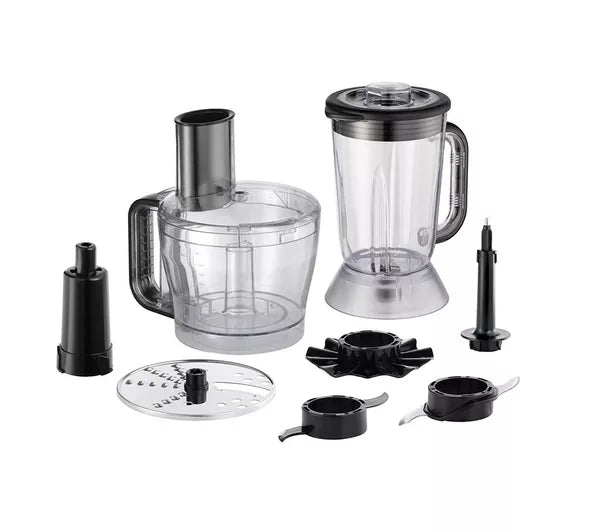 Russell Hobbs Desire 600W Food Processor with 2.3L Bowl and 1.5L Blender Jug - Matte Charcoal | 27111