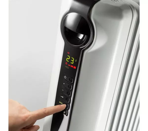 DELONGHI Radia S Portable Oil-Filled Radiator - White | TRRS0715