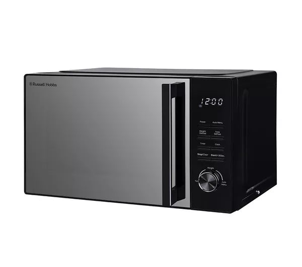 Russell Hobbs 23L Flatbed Digital Microwave 800W with 8 Auto-Cook Menus - Black | RHFM2365B