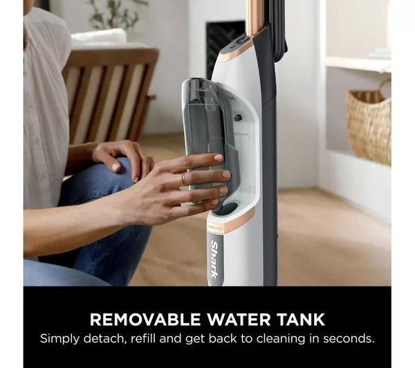 Shark SteamSpot Steam Mop with Steam Blaster Technology, 500ml Tank and 5.5m Cord | S2001UK