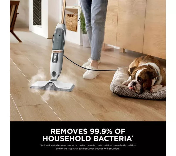 Shark SteamSpot Steam Mop with Steam Blaster Technology, 500ml Tank and 5.5m Cord | S2001UK