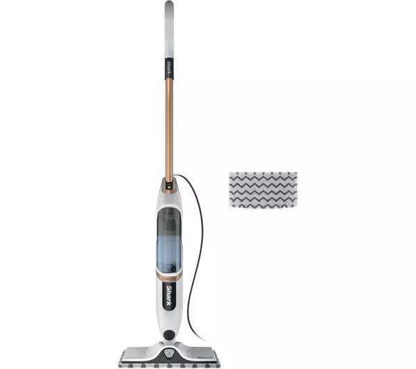 Shark SteamSpot Steam Mop with Steam Blaster Technology, 500ml Tank and 5.5m Cord | S2001UK