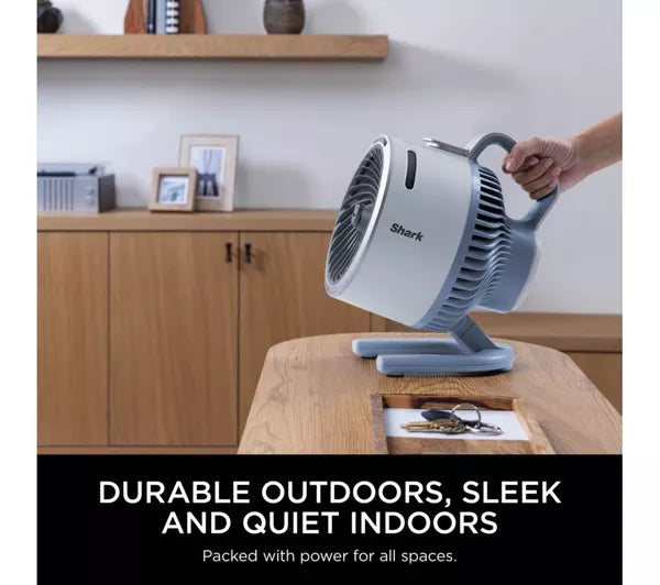 Shark FlexBreeze HydroGo Cordless Misting Fan with 150ml Tank - Glacier Blue | FA050UKBL