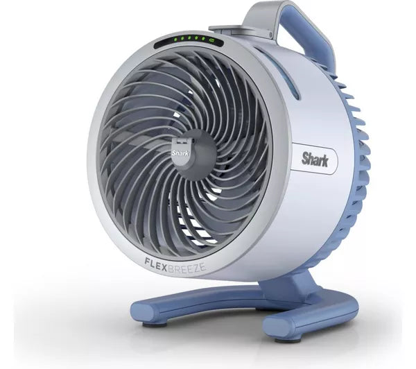 Shark FlexBreeze HydroGo Cordless Misting Fan with 150ml Tank - Glacier Blue | FA050UKBL