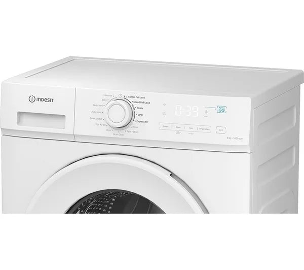 Indesit MyTime 8kg 1400rpm Washing Machine - White | IMA864MYTIMEUK