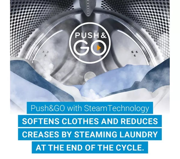 Indesit 9KG 1400 Spin Washing Machine - Silver | IP946SPUSH&GOUK