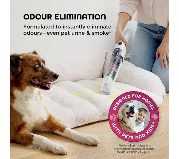 Shark StainForce Cordless Stain-Destroying Spot Cleaner | HX100UKT