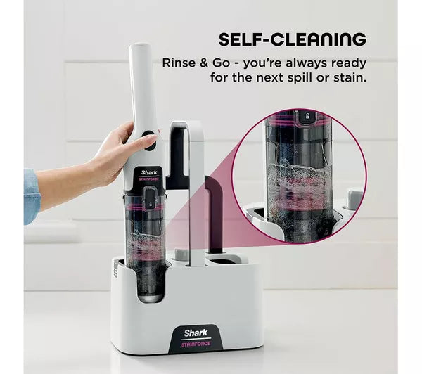 Shark StainForce Cordless Stain-Destroying Spot Cleaner | HX100UKT