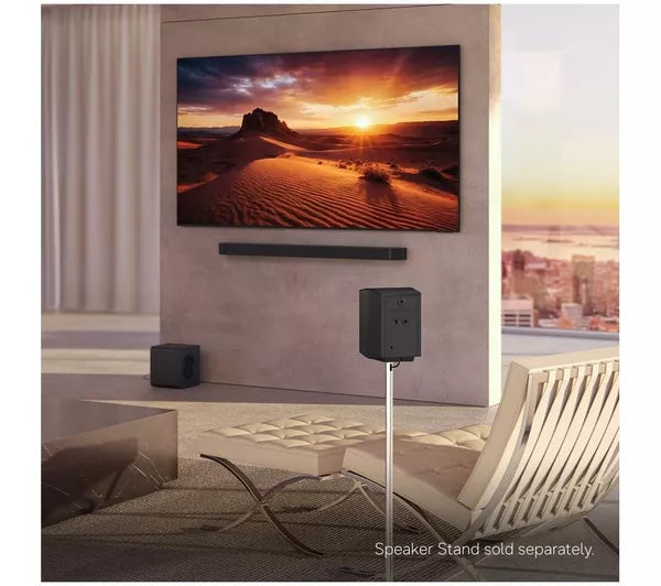 Samsung Q-Series HW-Q990H 11.1.4ch Dolby Atmos Soundbar with Wireless Subwoofer and Rear Speakers - Black | HW-Q990H/XU