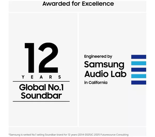 Samsung Q-Series HW-Q990H 11.1.4ch Dolby Atmos Soundbar with Wireless Subwoofer and Rear Speakers - Black | HW-Q990H/XU
