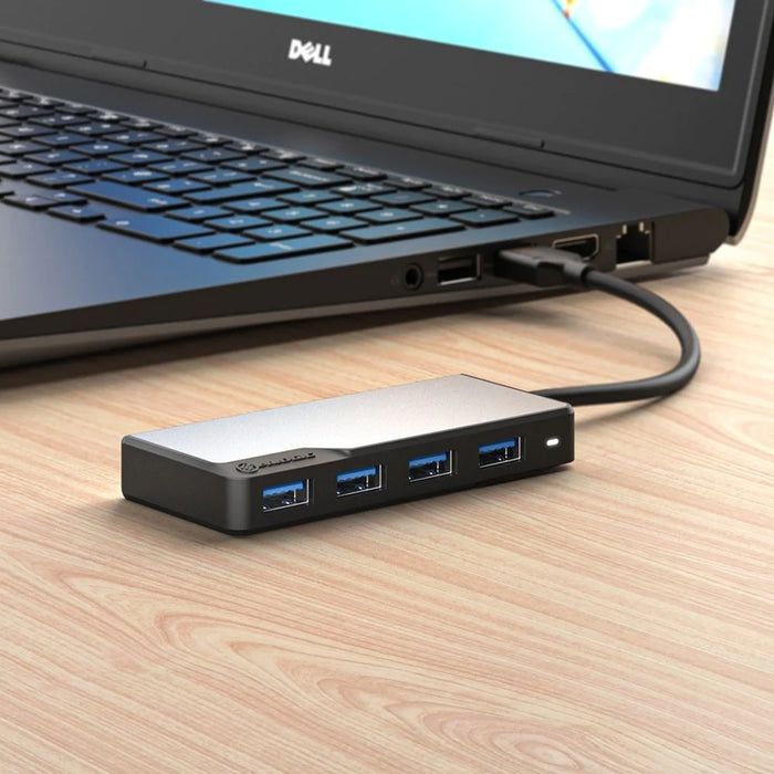Alogic USB-A Fusion SWIFT 4-in-1 Hub - Space Grey || UAFUUA-SGR