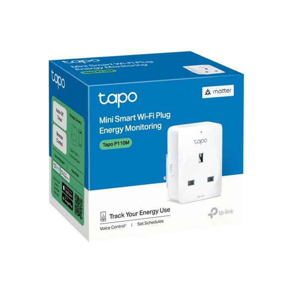 TP-LINK Mini Smart Wi-Fi Plug, Energy Monitoring | TAPOP110M