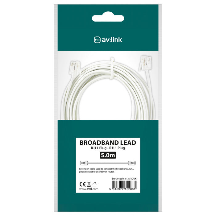 AV:Link RJ11 Modular Lead | 113.512
