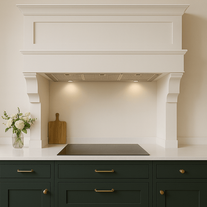 LUXAIR Novello 110cm Brushless Motor Canopy Cooker Hood - Black || LA-110-CAN-BR-BLK