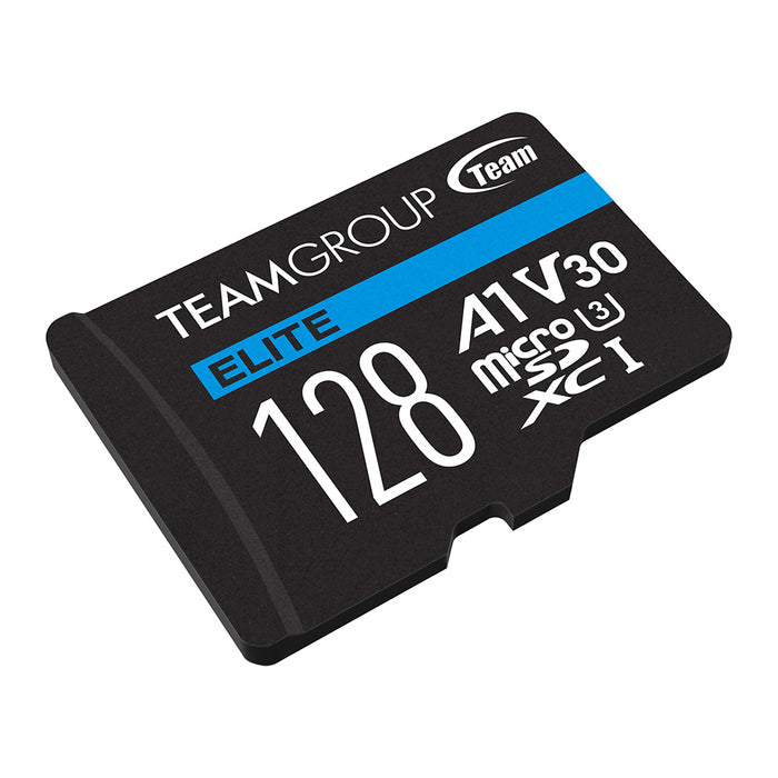 Team 128gb Elite Micro SDXC UHS-I U3 V30 A1 Memory Card | UDX128IV3A13