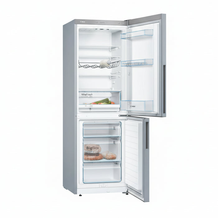 BOSCH Fridge Freezer Bosch Series 4 Freestanding Fridge Freezer - Stainless steel | KGV33VLEAG IRWINS MEGASTORE