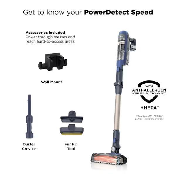 Shark PowerDetect Speed Pet Cordless Vacuum Cleaner Anti Hair Wrap - Ultramarine | IA1241UKT