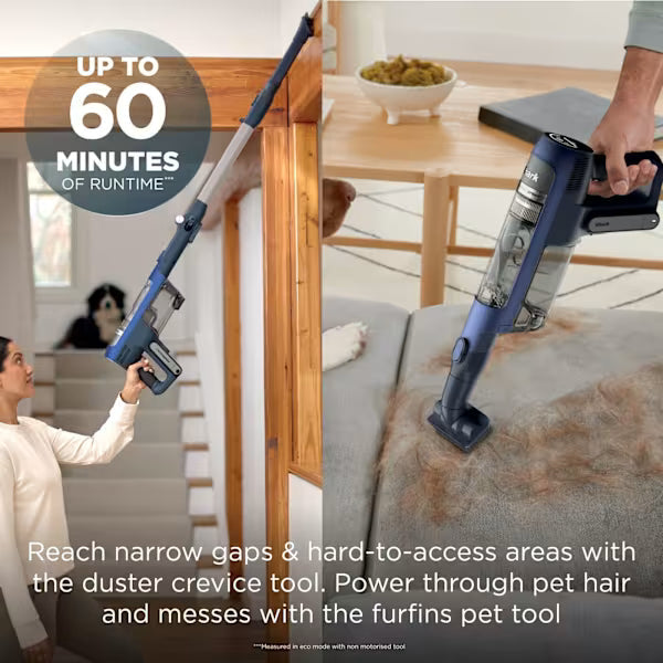 Shark PowerDetect Speed Pet Cordless Vacuum Cleaner Anti Hair Wrap - Ultramarine | IA1241UKT