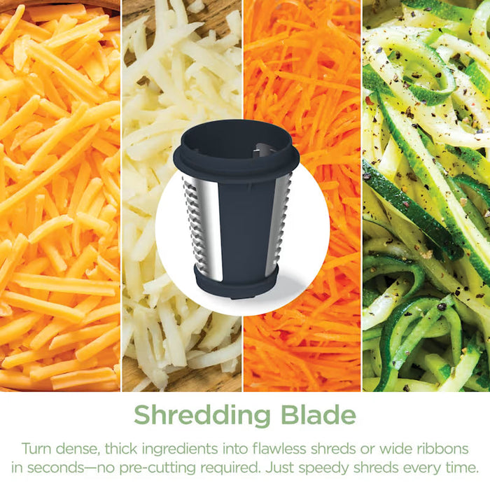 Ninja 3-in-1 Cold Press Juicer, Slicer and Shredder 150W - Grey | JC152UK