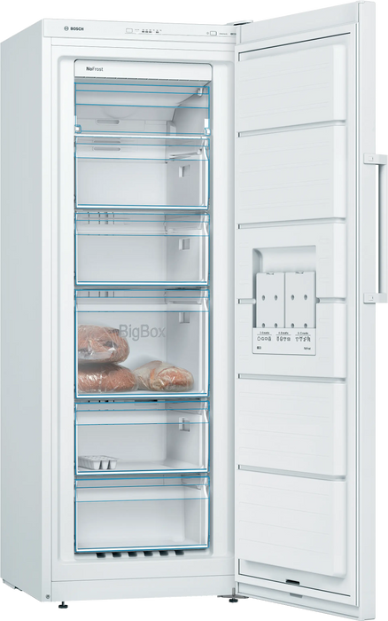 Bosch Series 4, free-standing freezer, 161 x 60 cm, - White | BSH GSN29VWEVG