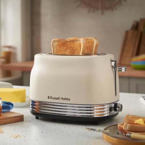 Russell Hobbs Hanley Jasmine 2 Slice Toaster - Cream | 28650