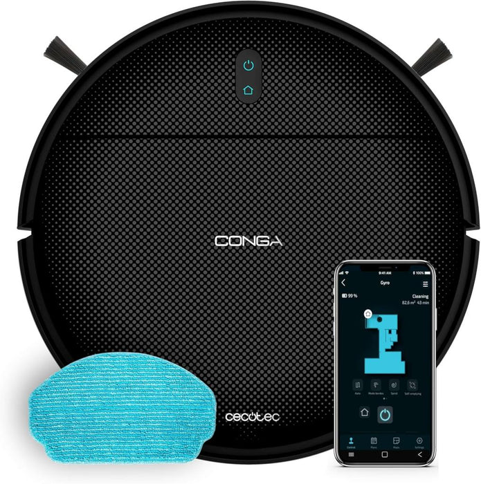 Cecotec Conga M10 Map X-Treme 2000PA Robot Vacuum - Black | 157921